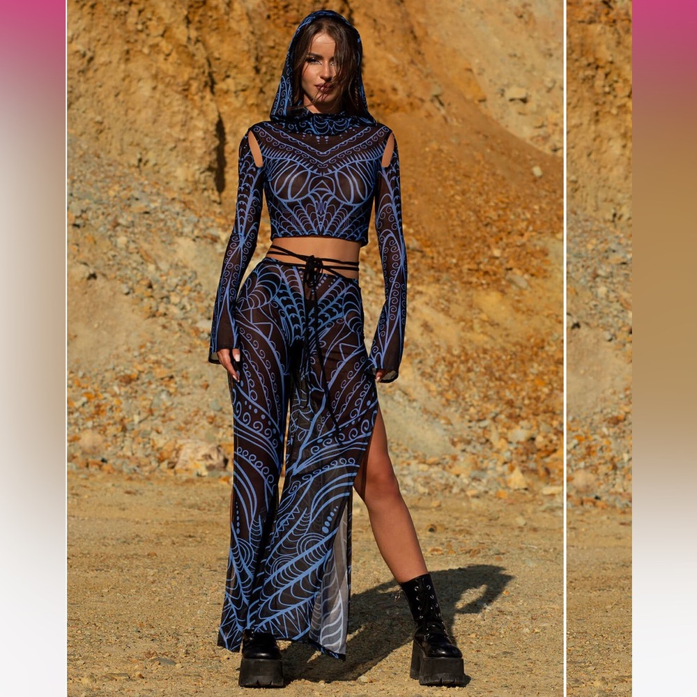BADINKA Blue Occult set (pants and top)